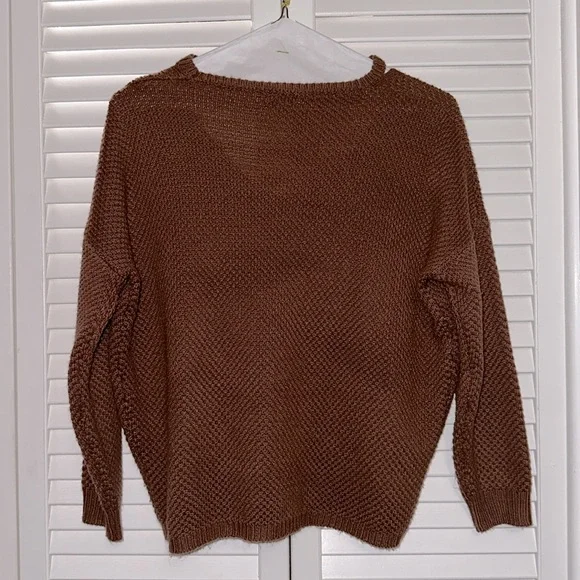 Charlotte Russe women’s brown sweater size s/m - Picture 2 of 4